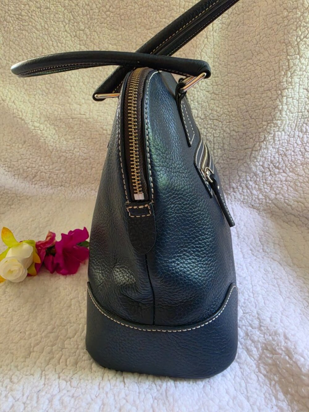 Dooney & Bourke Pebble Grain Domed Satchel - Picture 3 of 11